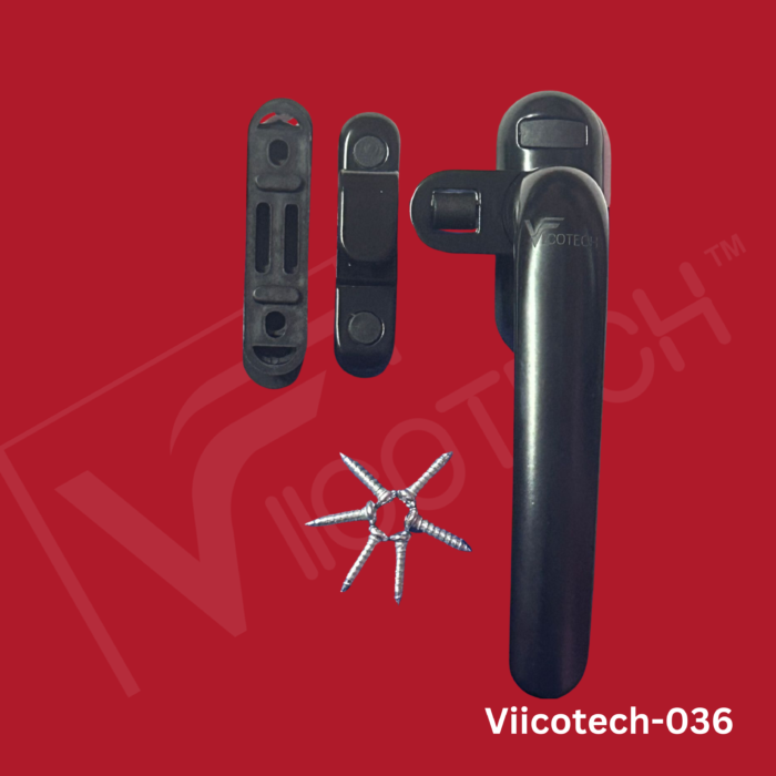Single Point Handle Aluminium Black - Image 1
